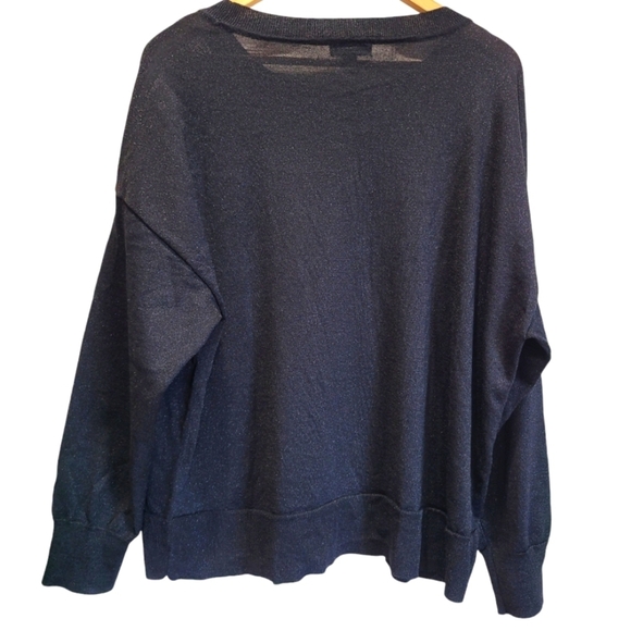 Sz 2X Alfani Crewneck Shine Sweater Created for Macy's - Picture 3 of 6